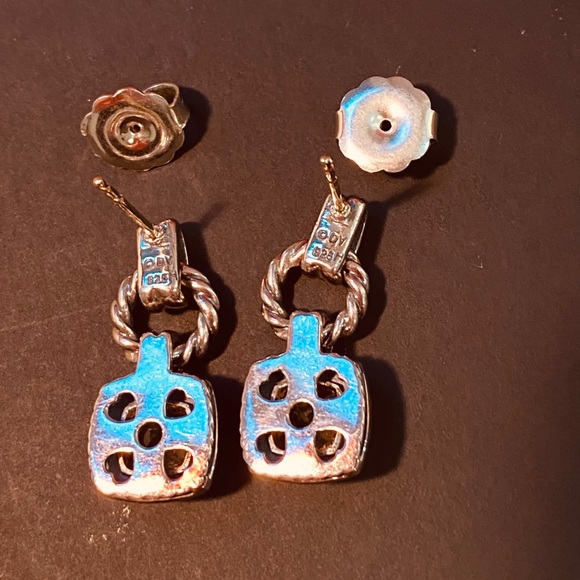 * SOLD* David Yurman Citrine Drop Earrings - Picture 5 of 9